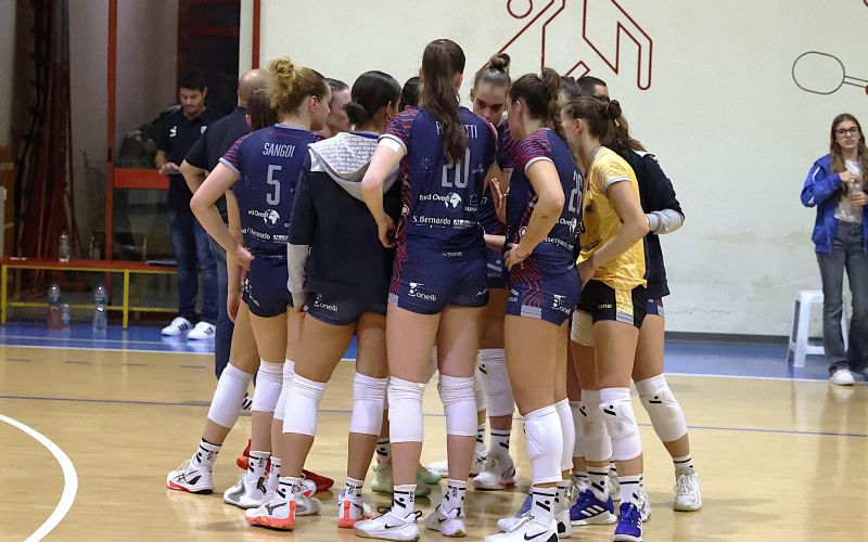 Mondovì Volley, arriva la prima sconfitta stagionale a Villa Cortese